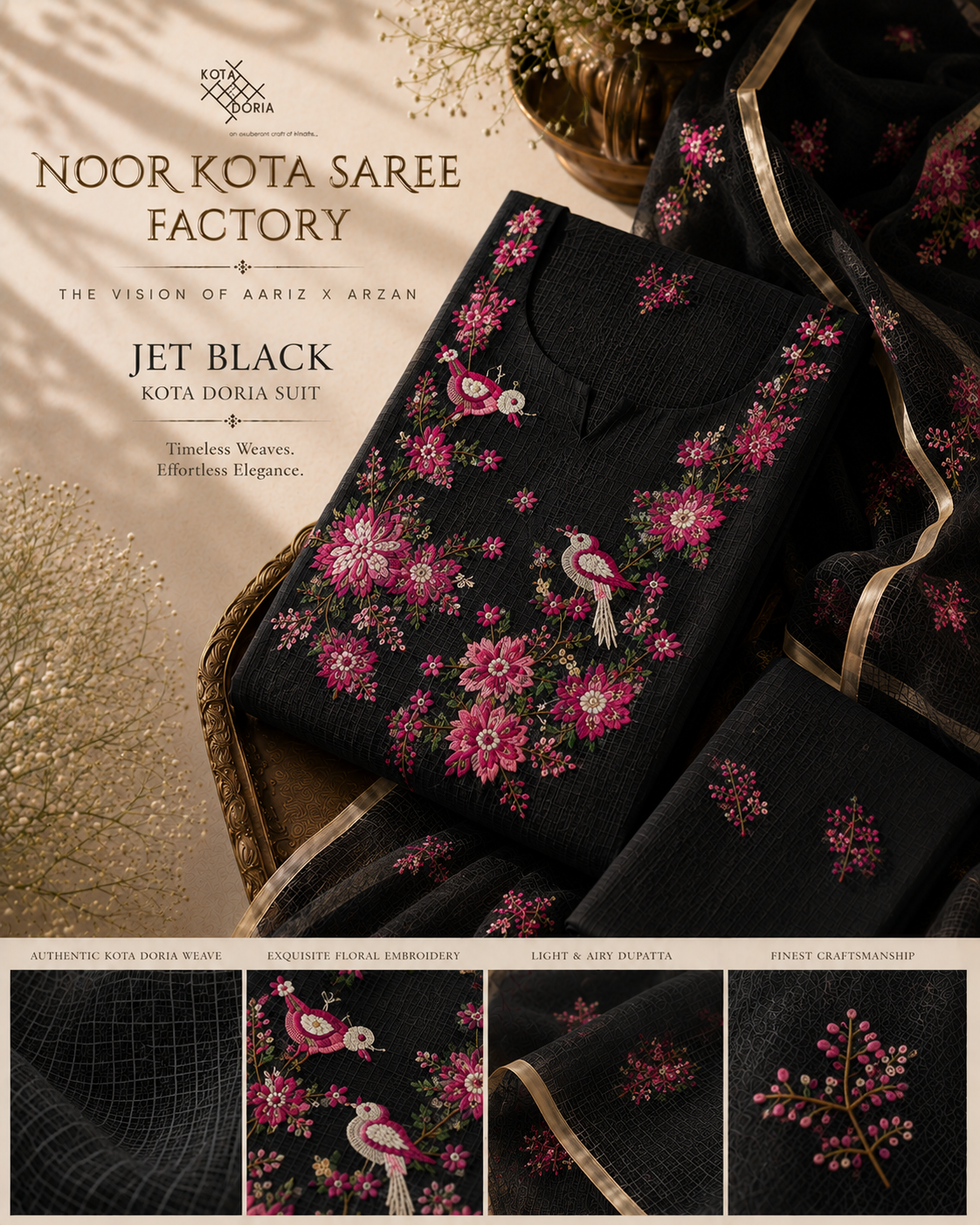 Authentic Kota Doria – Woven with Heritage, Designed for Elegance