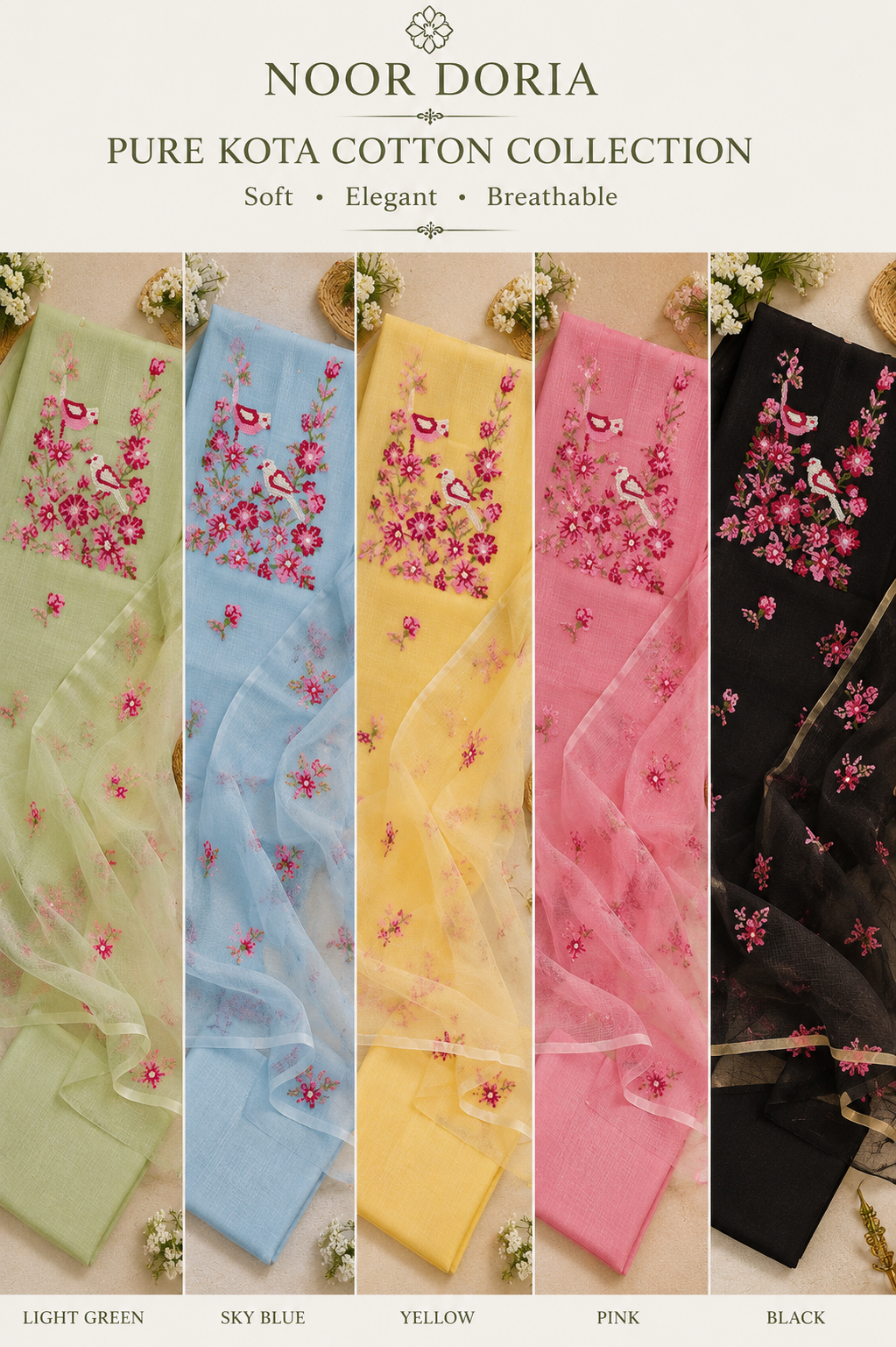 Authentic Kota Doria – Woven with Heritage, Designed for Elegance